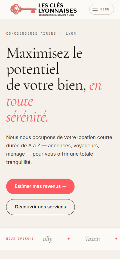 les clés lyonnaises — version mobile